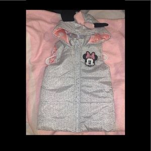 Toddler girl minnie mouse vest 3t
